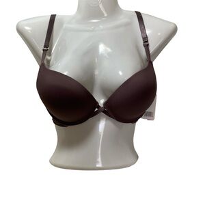 I Lumie Women's Classic Brown Pushup Bra NWT Sz-38B